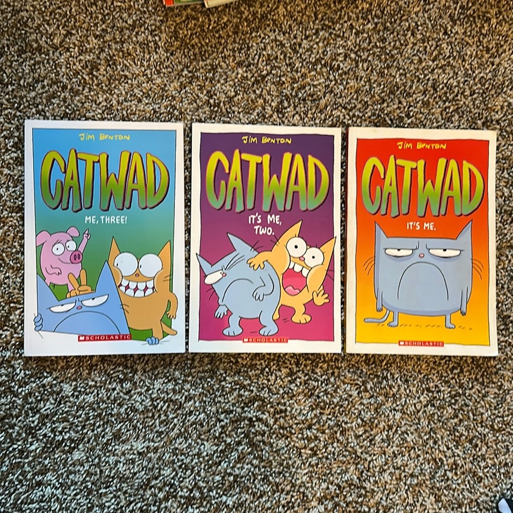 CATWAD lot- set of 3 books